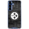 NFL Pittsburgh Steelers Black & White Galaxy S25 Clear Case